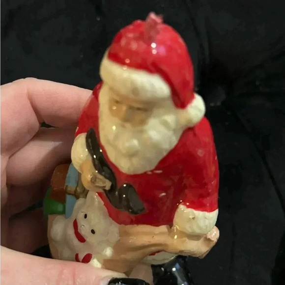 Vintage Santa Claus Christmas Candle Holiday Decor 90’s Cottagecore Country - Picture 9 of 9